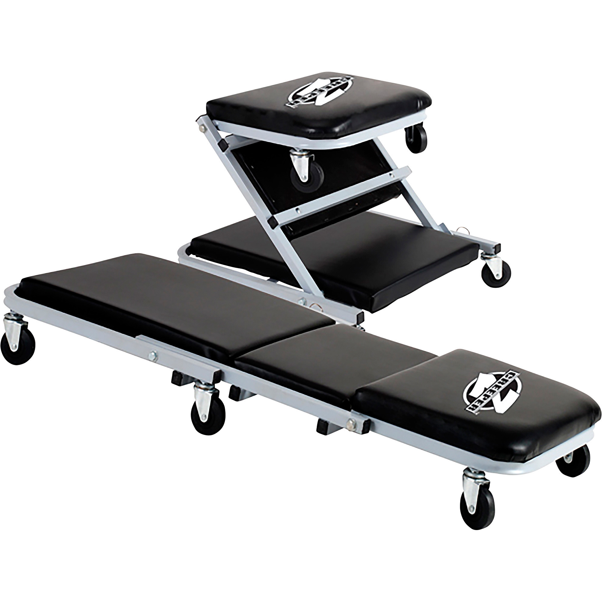 Pro-Lift Convertible Z Creeper/Shop Seat, 36in.L Creeper, Model# C-2036D